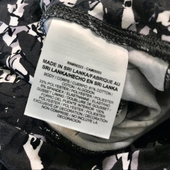 Nike Dri-fit pattern cropped leggings size Large - Picture 5 of 6